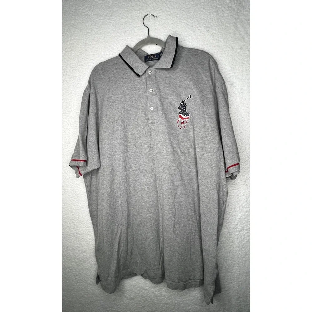 Polo Ralph Lauren Men's Big‎ Pony USA Sz 2XL Large and Tall Preppy Casaul
